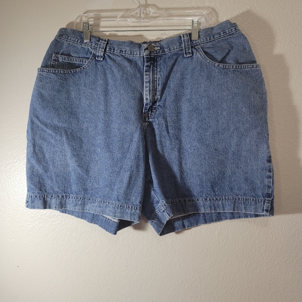 Riders by Lee Classic Medium Blue Denim Jean Shorts